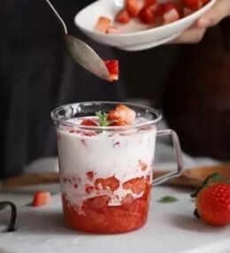 Homemade Korean Strawberry Milk